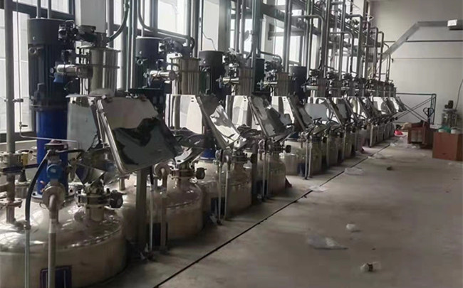 山東淄博某化工企業反應釜投料系統